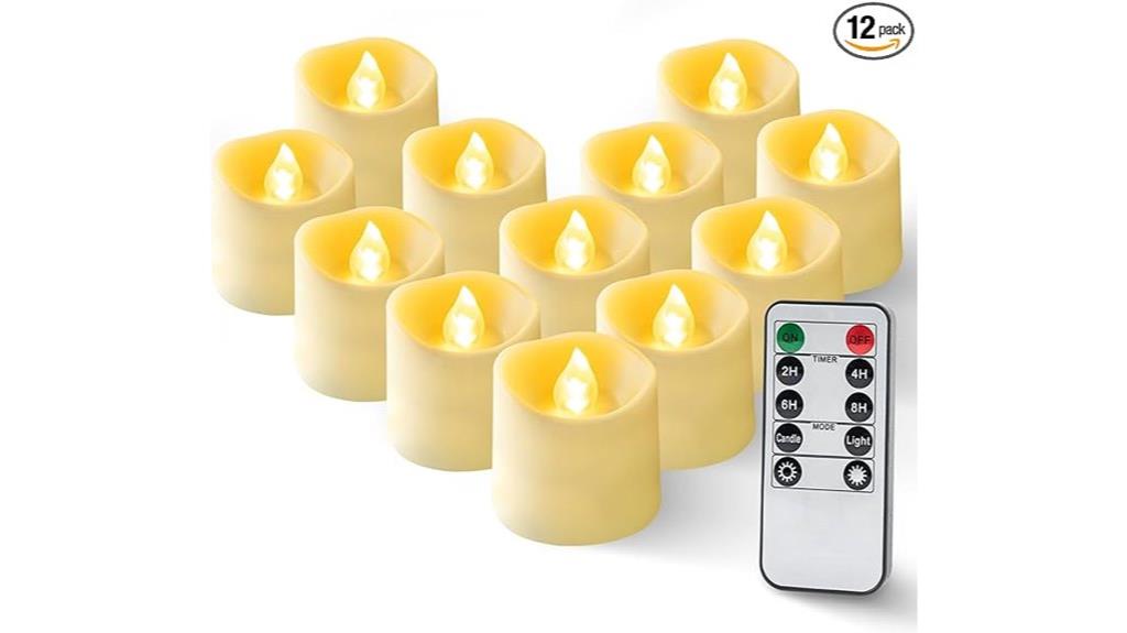 set of five remote candles