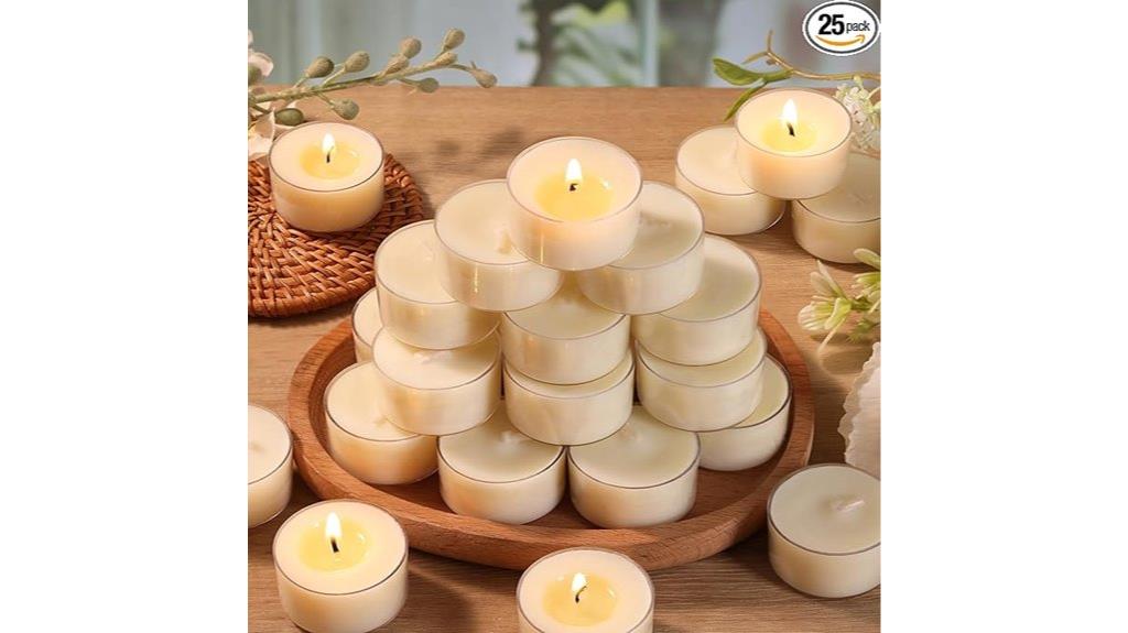 six hour soy candle pack