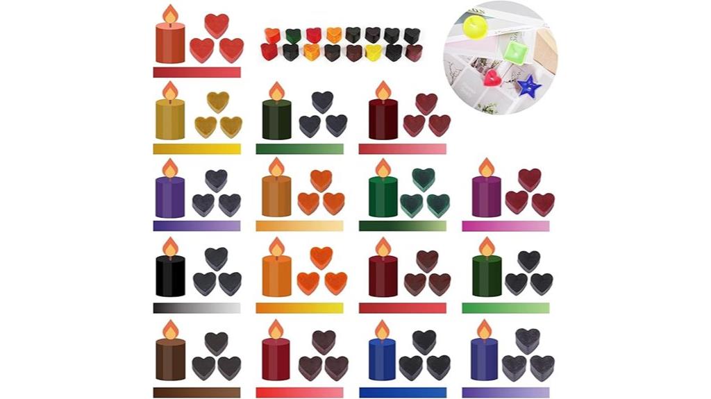 sixteen color candle dye
