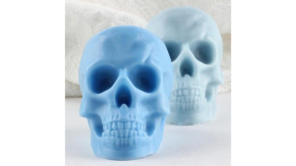 skull candle mold