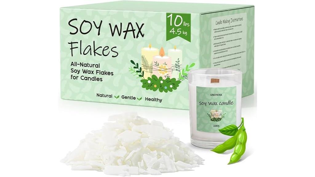 soy wax candle flakes