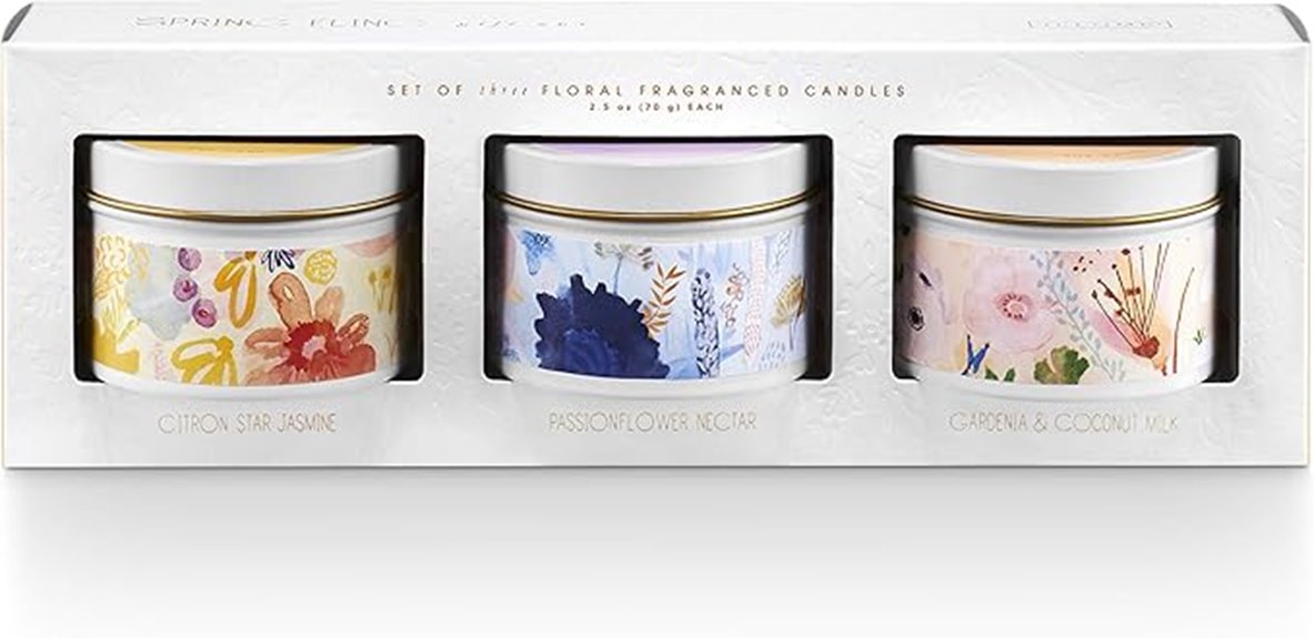 spring fling candle set