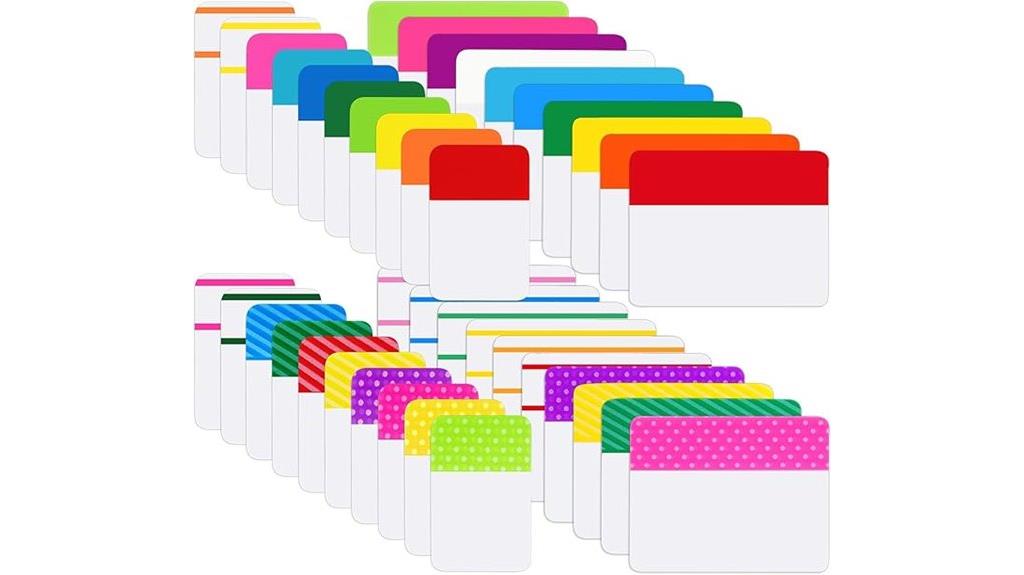sticky index tabs for binders