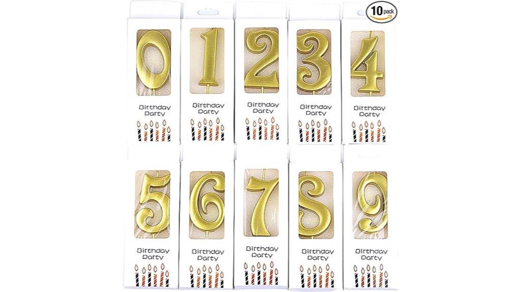 ten candle birthday set