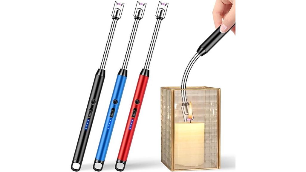 three color plasma candle lighters