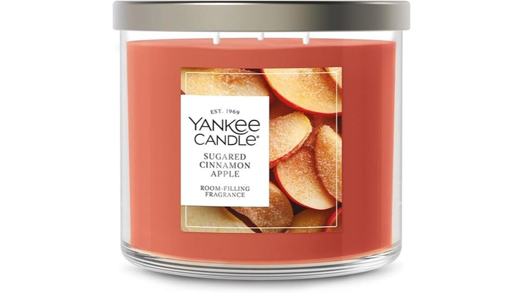 three wick candle jar