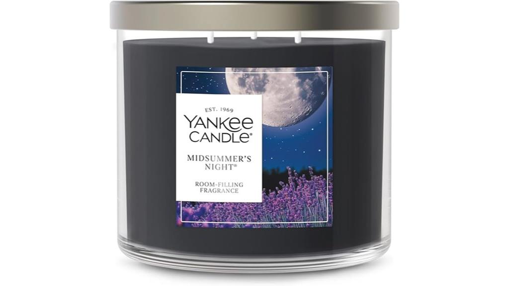 three wick candle jar