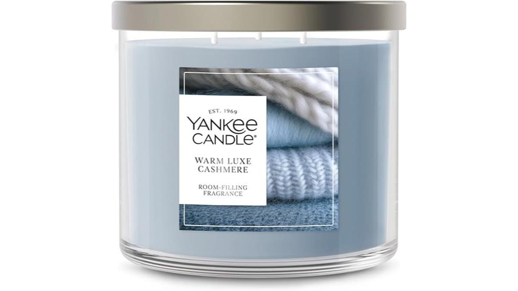 three wick scented candle