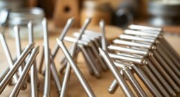 top metal candle wick guides