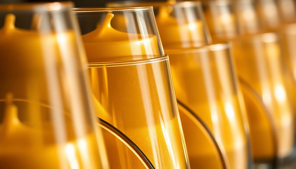 top metallic gold candle colors