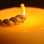 top square candle wicks