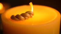 top square candle wicks