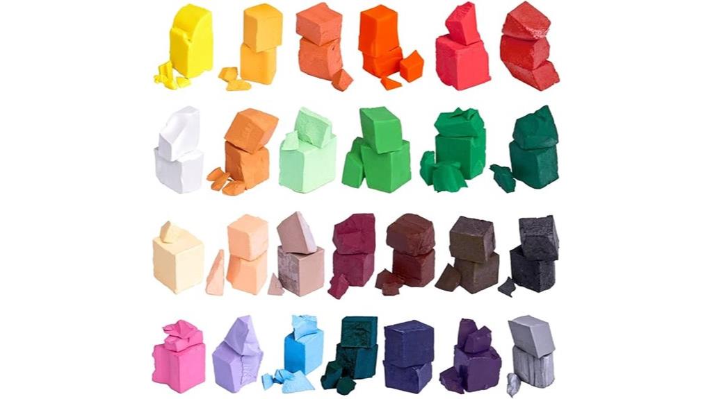 twenty six color wax dyes
