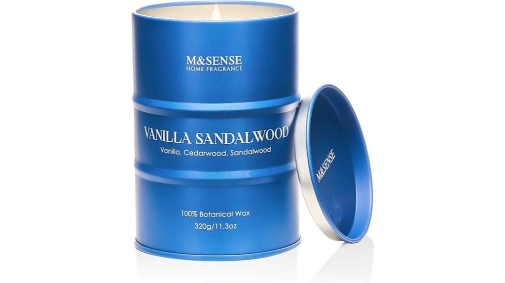 vanilla sandalwood candle