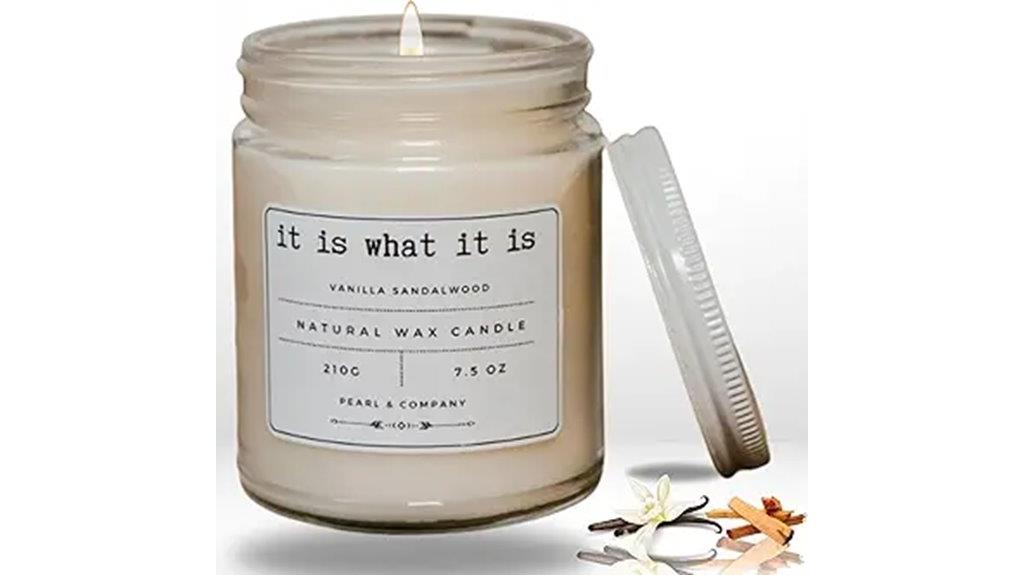 vanilla sandalwood candle