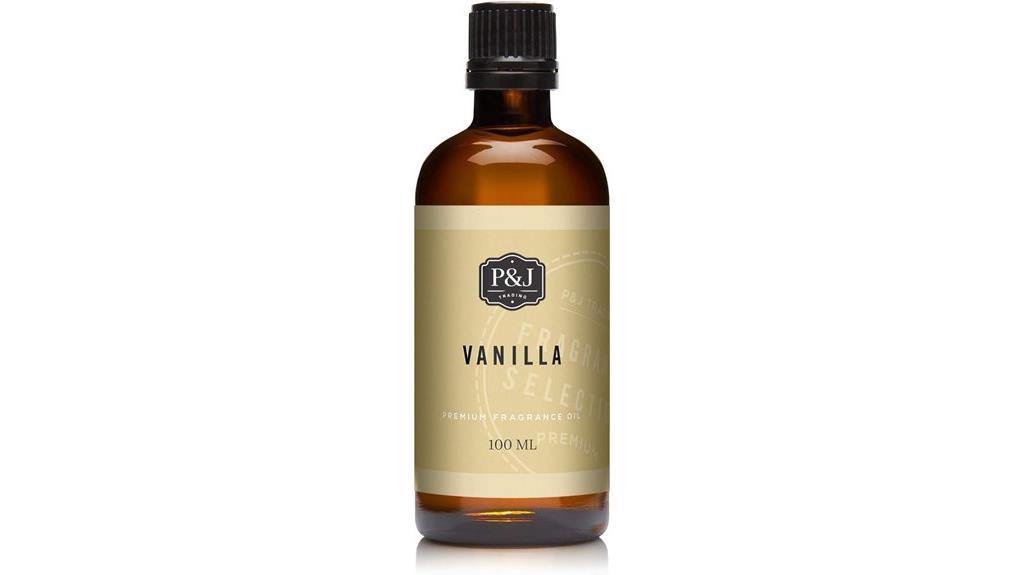 vanilla scented fragrance oil
