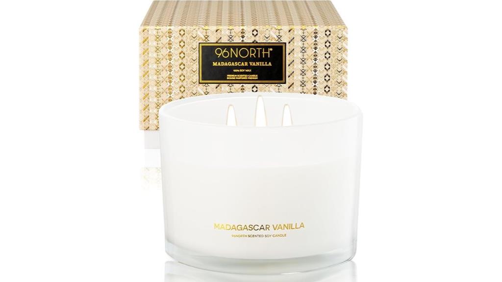 vanilla soy candle jar