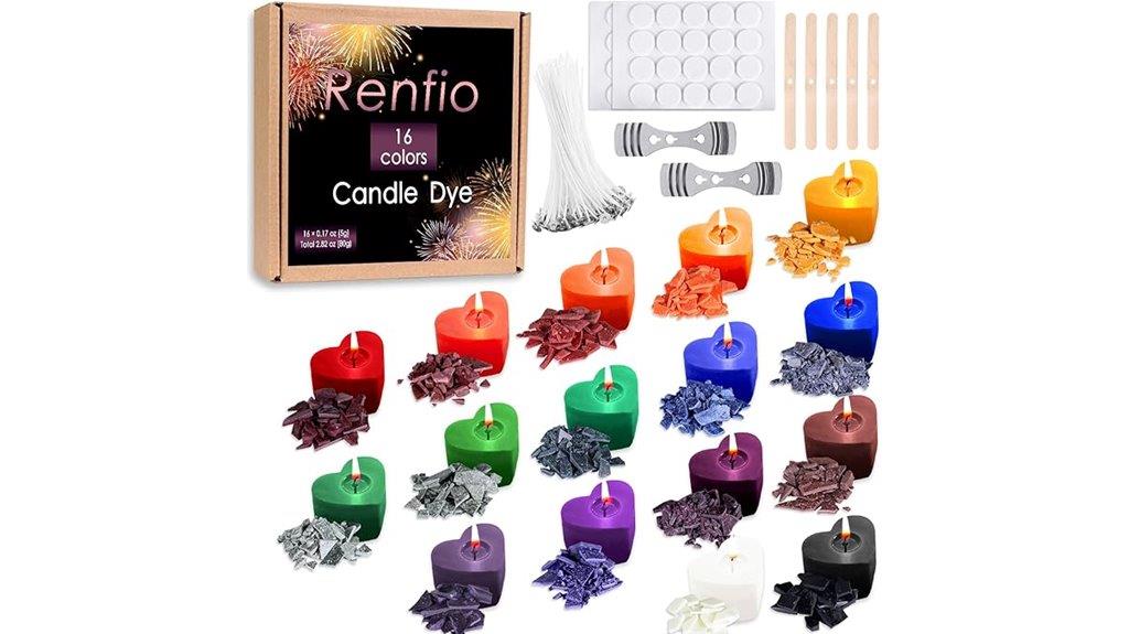 vibrant candle dye set
