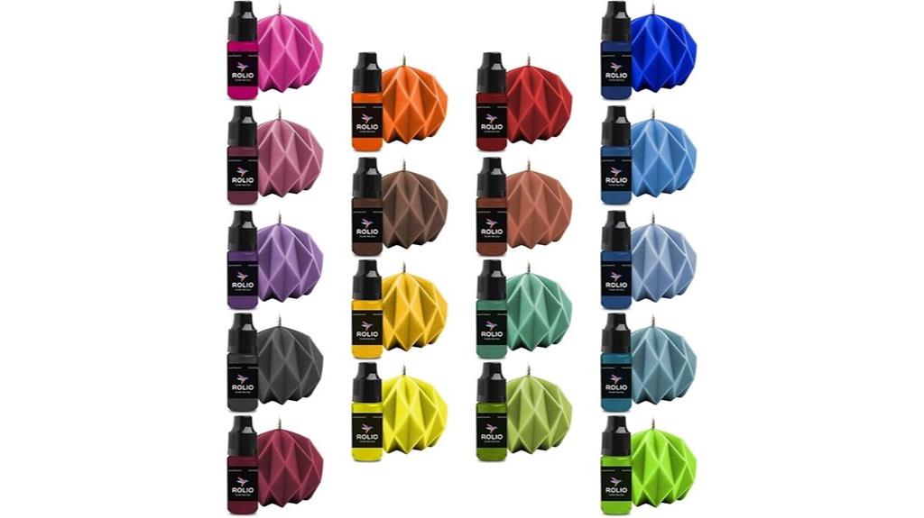 vibrant candle dye set