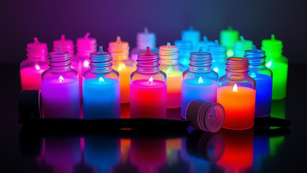 vibrant safe candle coloring