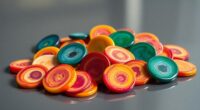 vibrant wax dye assortment