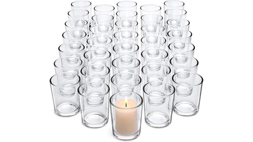 votive candle holders set