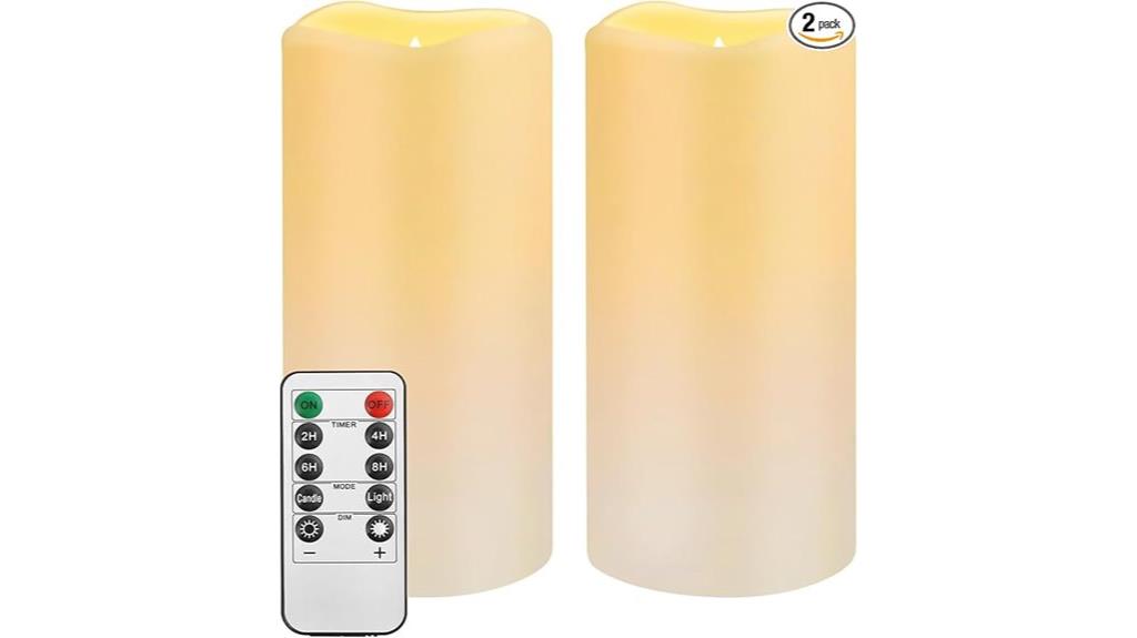 waterproof remote flameless candles