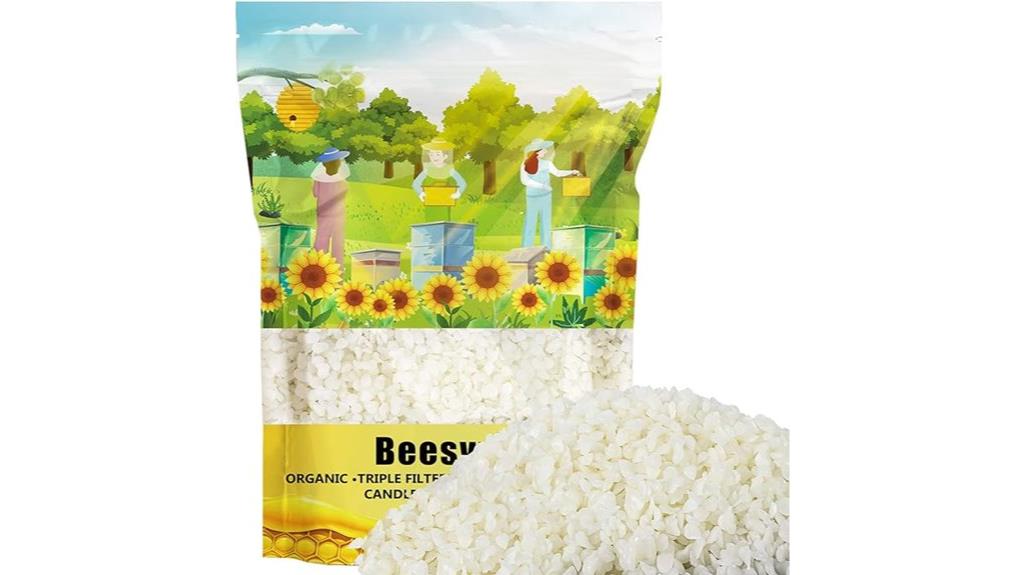 white beeswax pellets