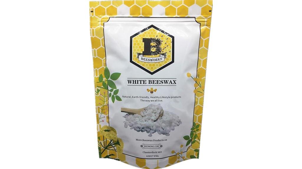 white beeswax pellets