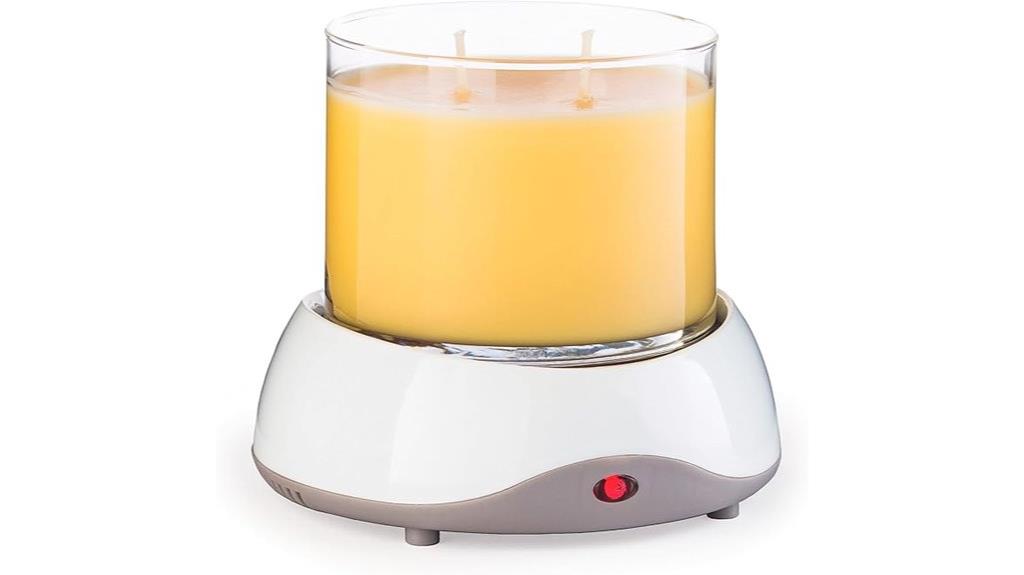 white plug in candle warmer