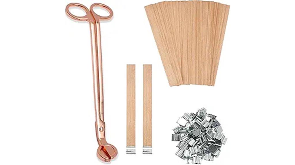 wood candle wicks kit