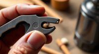 wooden wick crimp tools