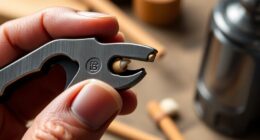 wooden wick crimp tools