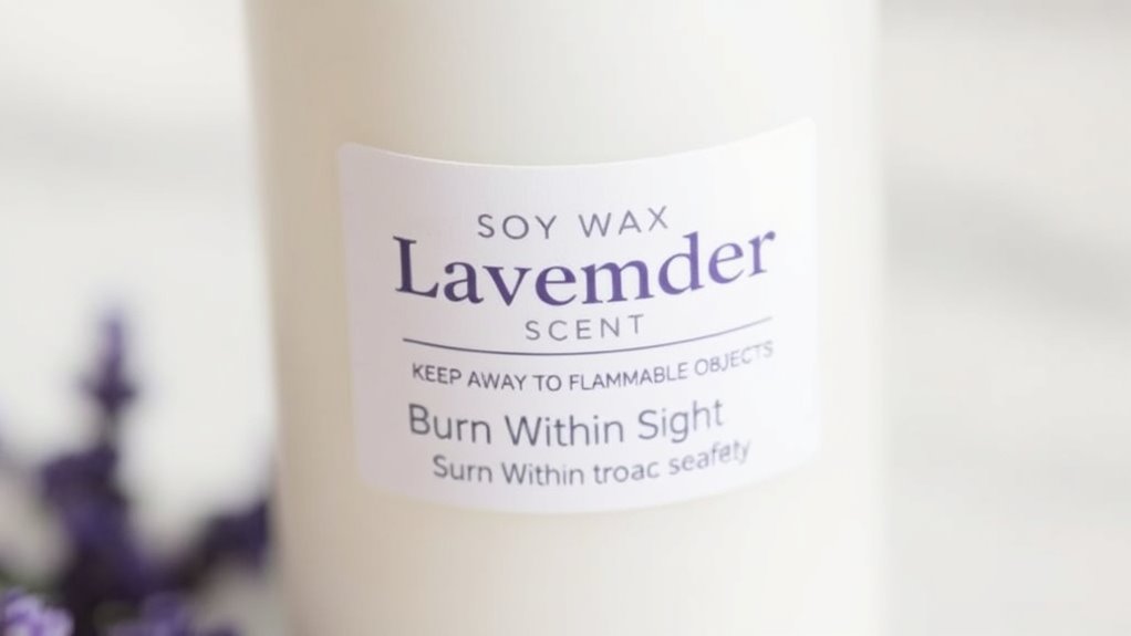 accurate candle labeling standards