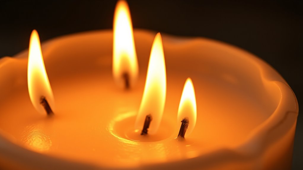 adjustable multi wick ambiance control