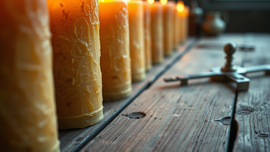 ancient candle brightness assessment