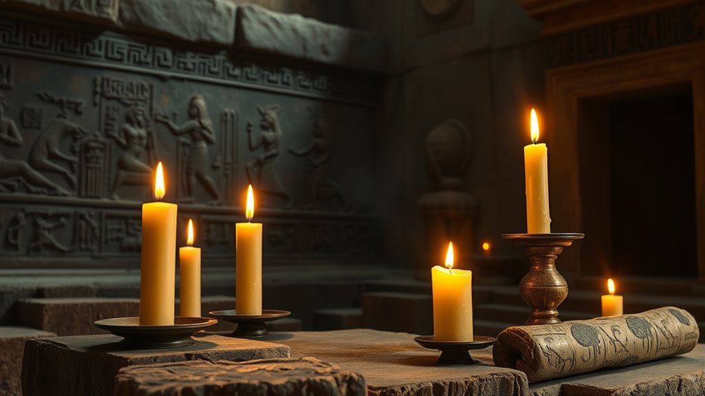 ancient candles cultural symbolism