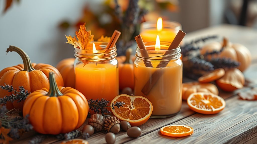 autumnal cozy scent blend