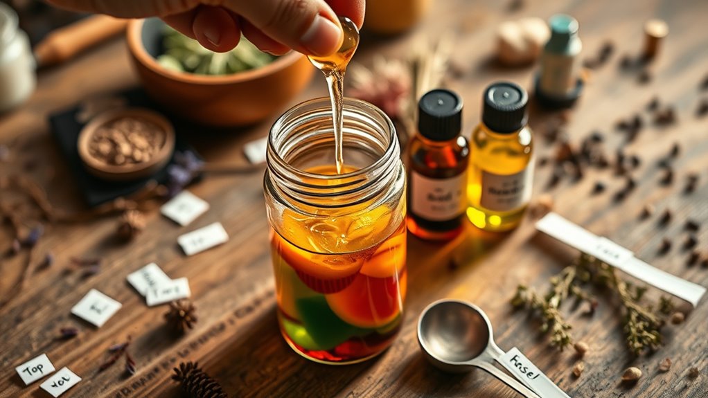 balance fragrance layers harmoniously