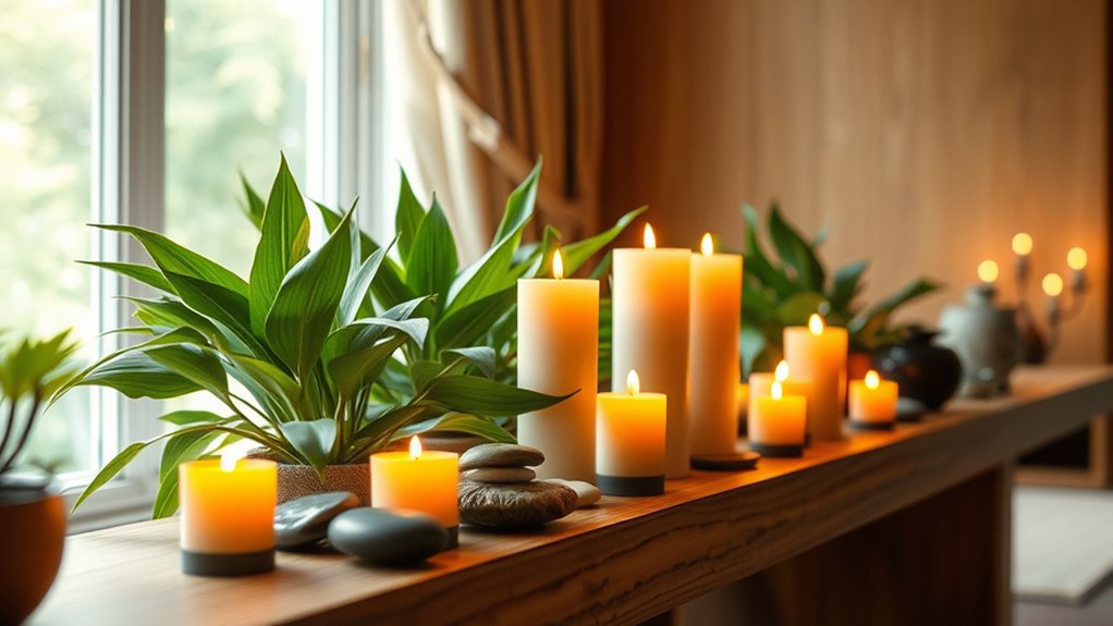 balance placement colors materials