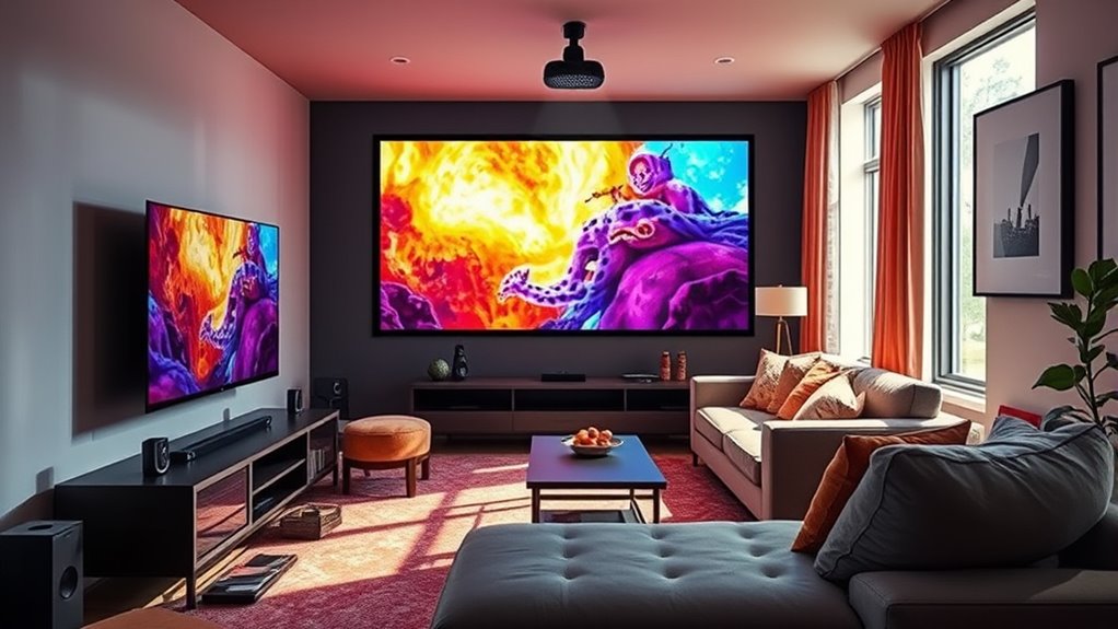 bright vivid image quality