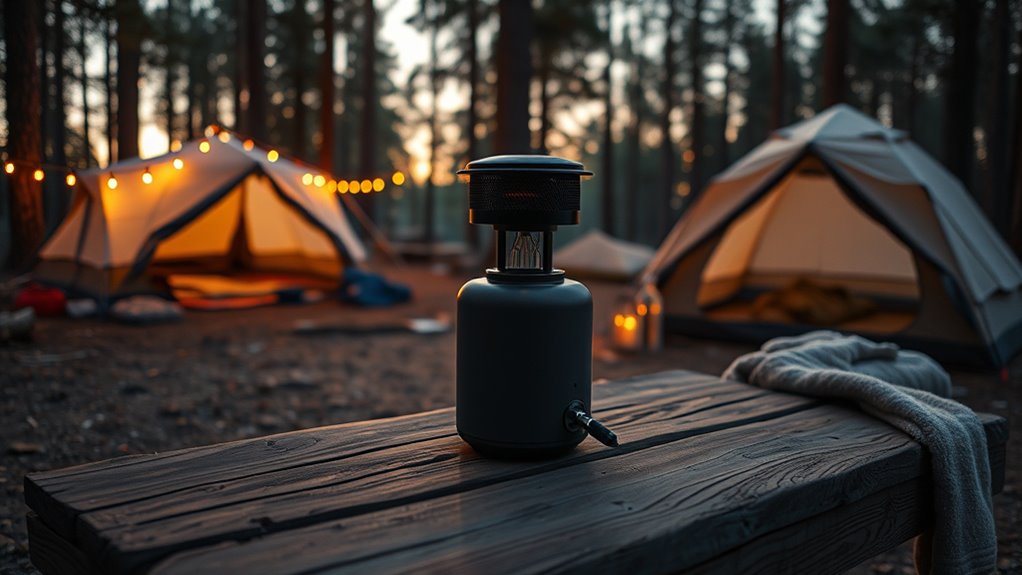 camping heater safety considerations