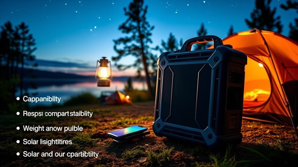 camping power station considerations