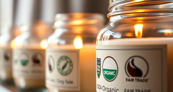 candle certification eco labels