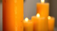 candle color changes gradually