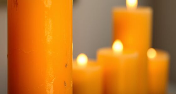 candle color changes gradually