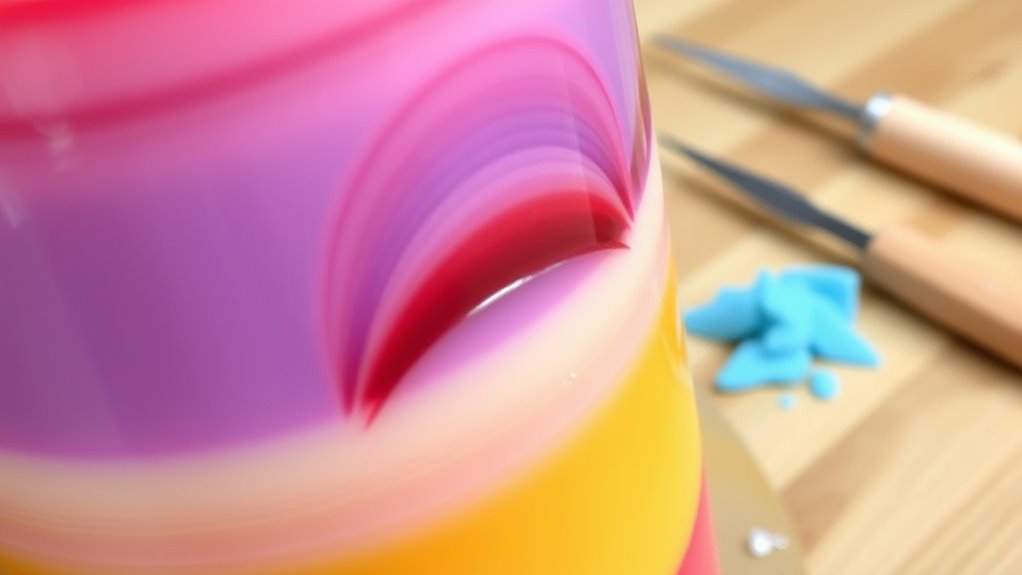 candle finishing and curing