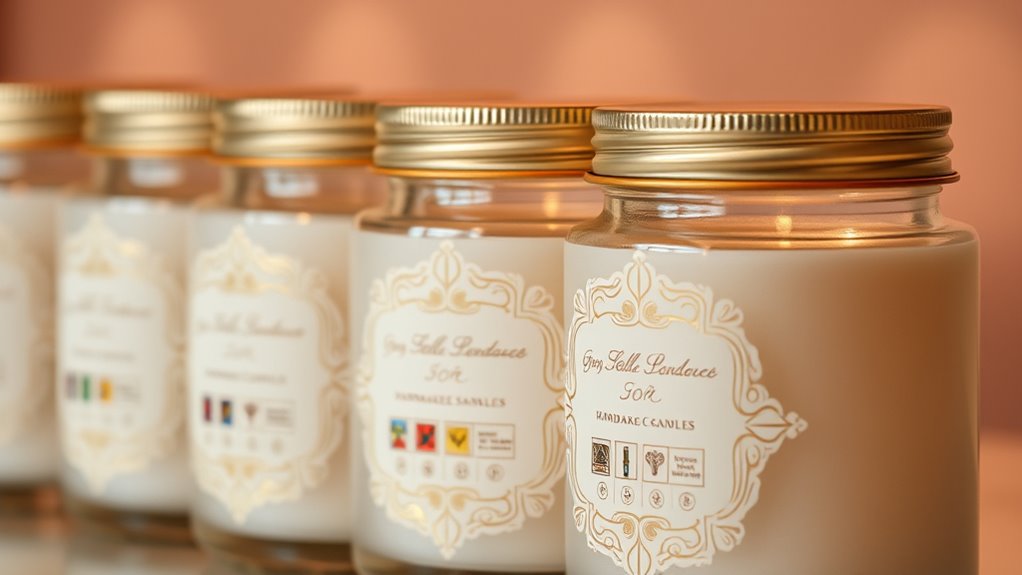 candle labeling and warnings