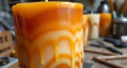 candle over dipping layering