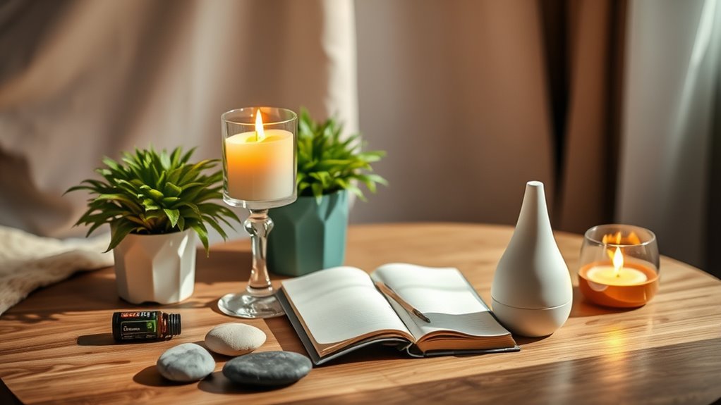 candle rituals promote mindfulness